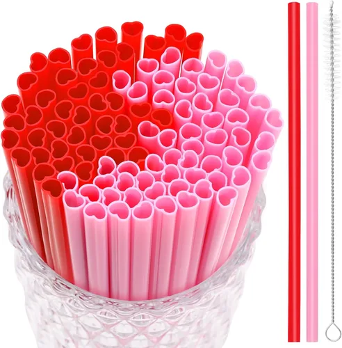 Miniatura 15 de JANYUN 30 Pieces Patriotic Plastic Straws, Red White Blue Star Straws 4th of July Drinking Straws for Beverage Milkshake Cocktail Memorial Day