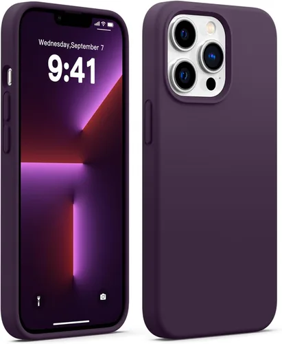 Miniatura 50 de JELE Funda a prueba de golpes diseñada para iPhone 11, funda de teléfono de silicona líquida con [forro de microfibra suave antiarañazos]