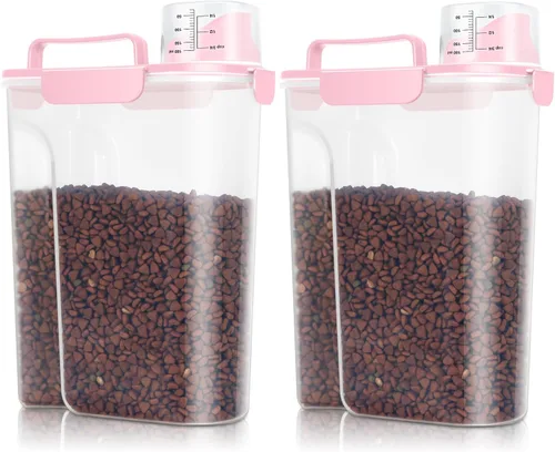 Miniatura 20 de TBMax Contenedor de Almacenamiento de Comida para Gatos y Perros de 5 a 7 libras, Contenedor Secundario de Almacenamiento de Comida para Mascotas