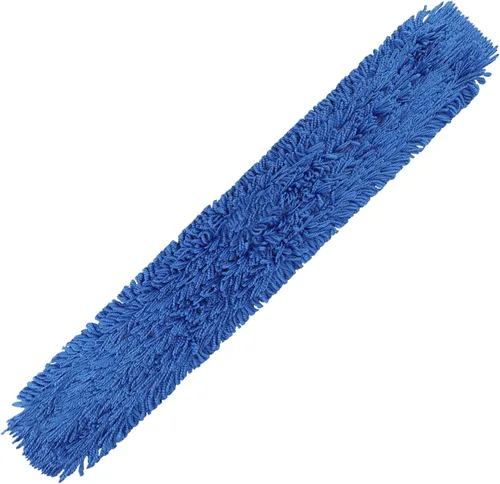 Miniatura 13 de Cabezal de trapeador de polvo de 36 pulgadas: repuesto de cabeza de trapeador comercial lavable mediano y repuesto de limpieza azul
