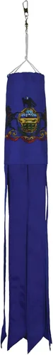 Miniatura 35 de In the Breeze 5110 Virginia State Flag Windsock, 18 pulgadas