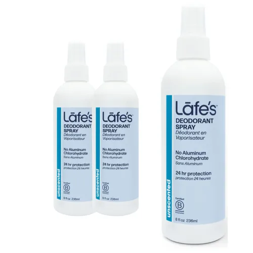 Lafe's Desodorante natural | Desodorante natural sin aluminio de 8 onzas para mujeres y hombres | Sin parabenos y sin bicarbonato de sodio con