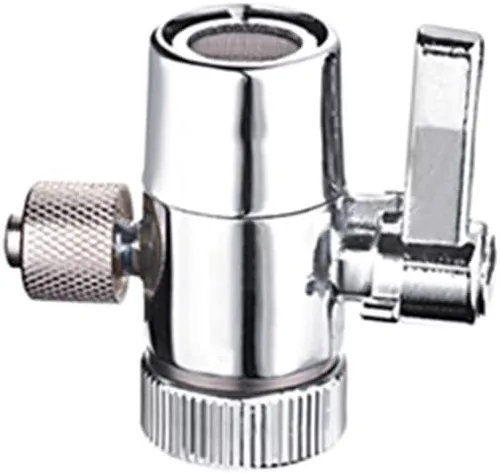 Válvula desviadora de grifo de fregadero para filtro de agua sobre mostrador, accesorio rociador para filtro de encimera a adaptador de grifo de