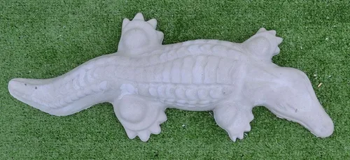 Miniatura 6 de Betonex Molde de fundición de cocodrilo DECORATIV Molde de jardín de caimán de hormigón (#A07)