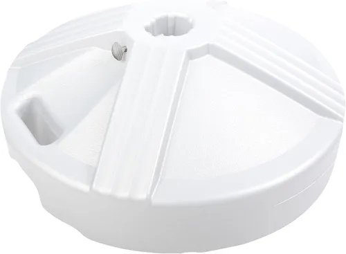 Miniatura 12 de US Weight Base de sombrilla duradera y rellenable para mesa de patio, capacidad de 50 libras, soporte ajustable resistente para sombrillas al aire