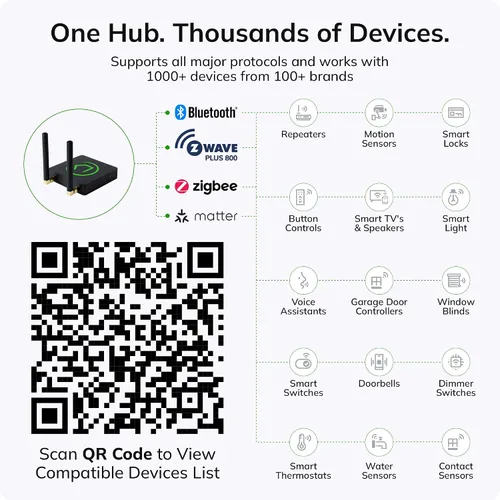 Miniatura 8 de Hubitat Elevation Hub de Automatización del Hogar (Modelo C-8 Pro) Compatible con Alexa, Apple HomeKit, Google Home, Zigbee, Z-Wave, Matter, Aqara