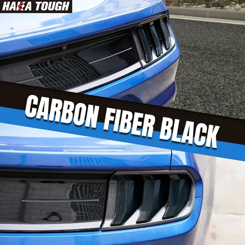 Miniatura 6 de HAKA TOUGH Cubierta de lámpara de luz trasera + marco de luces traseras para Ford Mustang 2018 2019 2020 2021 luces traseras marco biseles anillo