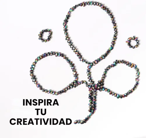 Miniatura 4 de CUDNY Más de 500 coloridas piedras de ferrita originales para aliviar el estrés para adultos.
