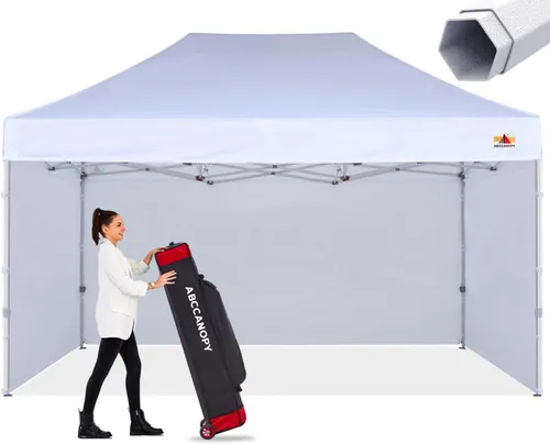 Miniatura 18 de ABCCANOPY - Tienda de campaña con dosel de primera calidad, sombra instantánea comercial, 10 x 15, serie premium, gris