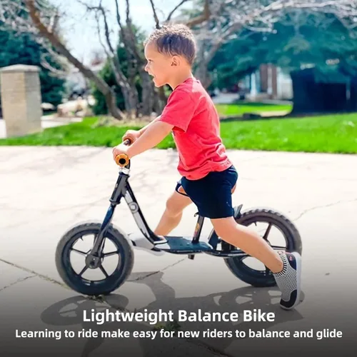 Miniatura 6 de Joystar Bicicleta de equilibrio de 10 y 12 pulgadas para niñas y niños, de 18 meses a 5 años, bicicleta para niños con reposapiés y altura