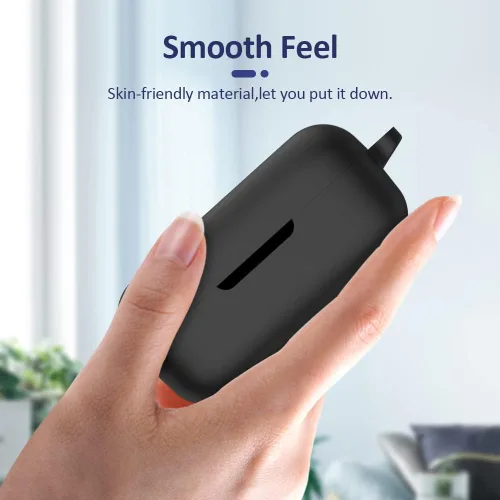Miniatura 2 de LEFXMOPHY Funda para auriculares inalámbricos iLuv TB100, funda protectora de silicona resistente negra