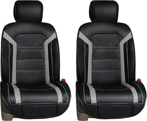 Miniatura 10 de Cojín de asiento delantero FH GROUP PU25BROWN12 marrón ultra comodidad (airbag compatible), Negro