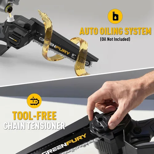 Miniatura 6 de Sierra de poste inalámbrica 2 en 1 compatible con batería Dewalt 20V MAX (solo herramienta) Alcance extendido de 14 pies, motor sin escobillas
