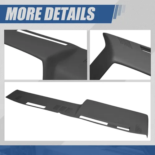Miniatura 5 de Auto Dynasty Cubierta frontal moldeada de ABS para tablero de salpicadero compatible con Chevrolet Blazer GMC Jimmy C/K/R/V-Series 1981-1991