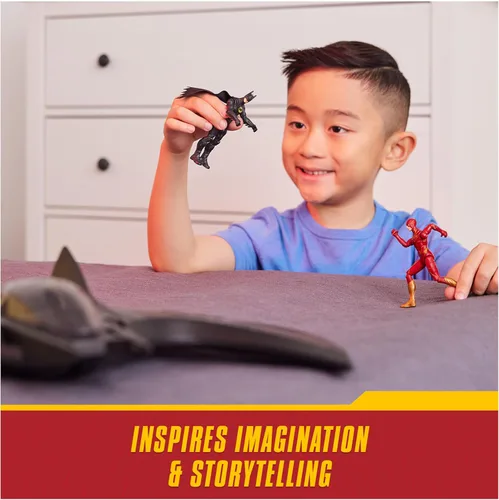 Miniatura 5 de DC Comics, The Flash Batwing Battle Set (exclusivo de Amazon) Supergirl, NAM-Ek, figuras de acción flash, 4 pulgadas Juguetes para niños y niñas