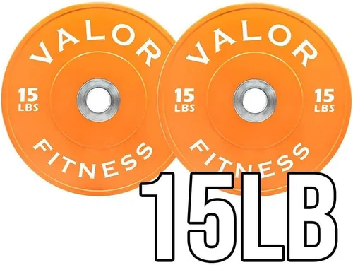 Miniatura 5 de Valor Fitness BPX - Placas de parachoques de goma para levantamiento de pesas olímpico, entrenamiento cruzado y entrenamientos de fuerza