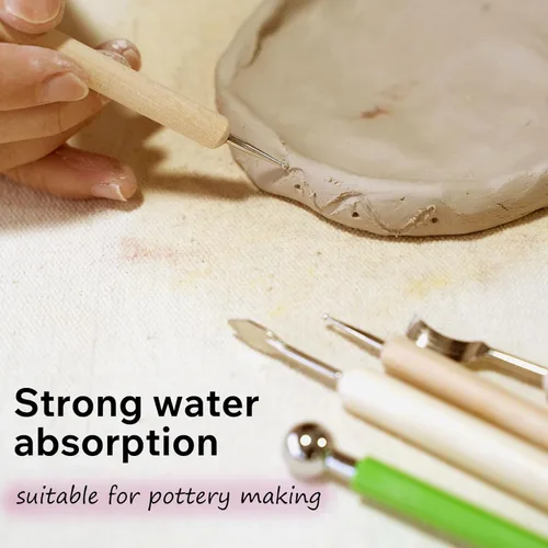 Miniatura 2 de Pottery Tools and Supplies - Mantel de cerámica – Mezcla de algodón de lino resistente, 62 x 39 pulgadas, superficie texturizada de alta absorción