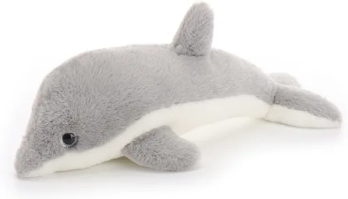 Apricot Lamb Juguetes de peluche del océano, delfín gris, animal marino, suave, perfecto para niñas y niños (delfín gris, 12 pulgadas)