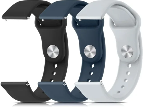 Miniatura 8 de Meliya Correas de reloj de silicona, 0.787 in 0.866 in, correa de repuesto deportiva suave de liberación rápida para mujeres y hombres