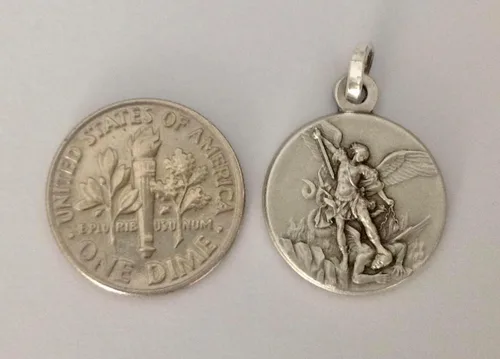 Miniatura 2 de Medalla de San Miguel Arcángel - Medalla de los Santos Patronos (tamaño pequeño)