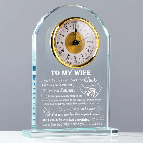 Miniatura 20 de Movdyka Regalos de 70 cumpleaños para mujeres y hombres – Reloj de cristal personalizado 1956 70 años de edad regalo para ella él – Ideas de regalos