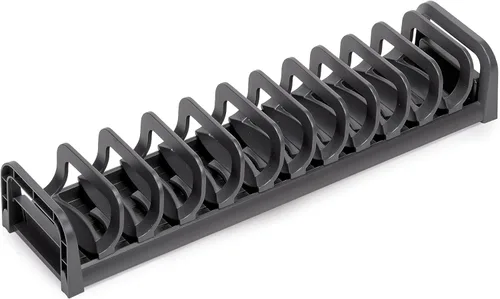 Miniatura 8 de Emuca - Organizador de platos para muebles con capacidad para 13 platos, plástico gris, plástico