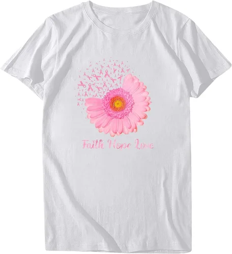 Miniatura 64 de Camisetas de manga corta con estampado de corazón para mujer, camisetas de ajuste regular, linda y divertida, ropa de regalo 2023