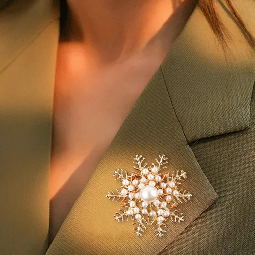 Miniatura 6 de Broche de diamantes de perlas para vestido, suéter, bufanda, decoración de fiesta de boda, regalo de cumpleaños y Navidad