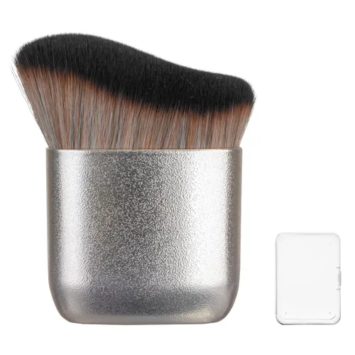 Miniatura 9 de Brocha autobronceadora para rostro y cuerpo, brocha de base Kabuki para maquillaje de piernas impecable, aplicador de bronceado para bronceador