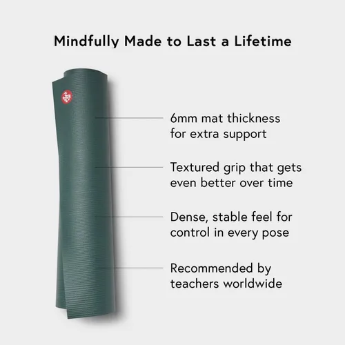 Miniatura 58 de Manduka Esterilla de yoga PRO - 0.236 in Durabilidad de por vida Construcción higiénica Calidad de estudio premium Aprobado por profesores