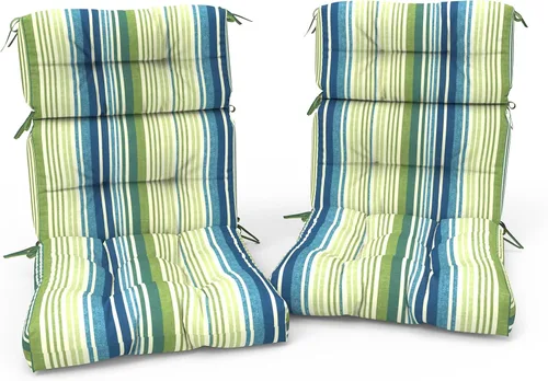 Miniatura 8 de Cojines Adirondack para sillas de patio con respaldo alto para exteriores, cojines Adirondack para jardín, porche, uso en sillas de oficina en casa