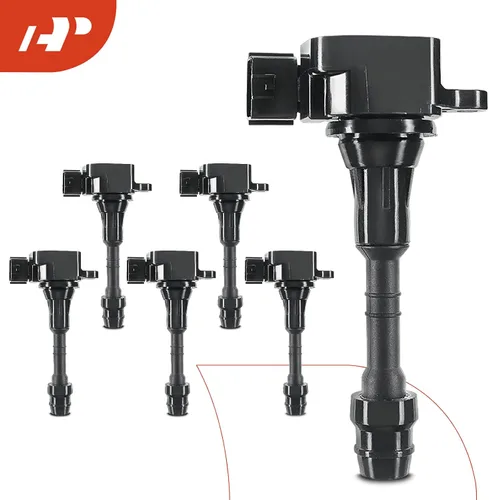 Miniatura 8 de A-Premium Paquete de 6 bobinas de encendido compatibles con vehículos Nissan e Infiniti - 3.0L 3.5L 4.0L - Nissan Frontier 2005-2019, Maxima