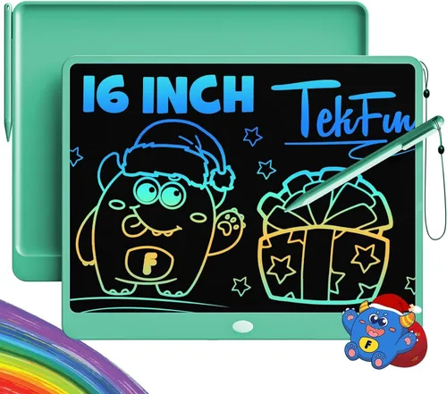 Miniatura 24 de TEKFUN: Tablero de garabatos LCD de 8.5 pulgadas, tabla de dibujo para niños, tableta de escritura, tablero de dibujo mágico, tablero de garabatos