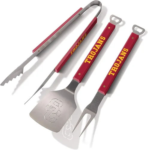 Miniatura 30 de YouTheFan NCAA Spirit Series - Juego de barbacoa de 3 piezas