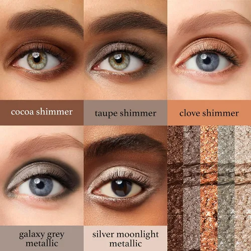 Miniatura 3 de Julep Sombra de ojos 101 Crème to Powder Impermeable Sombra de Ojos Paleta de 10 Piezas - Acabados Mate y Brillante