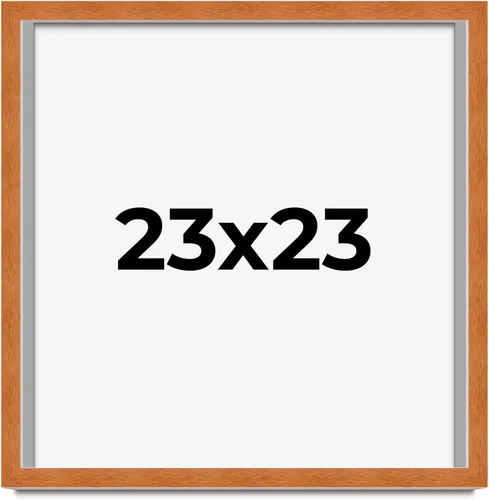 Miniatura 10 de Marco de 3 x 3 pulgadas, marco de madera maciza de nuez miel tradicional marrón Ancho de moldeo de 0.875 pulgadas Profundidad de conejo de 0.875