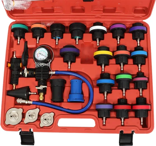 Miniatura 2 de labwork Kit de sistema de vacío de probador de presión de radiador de 28 piezas
