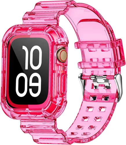 Miniatura 13 de NotoCity - Bandas transparentes para Apple Watch de 38 mm, 40 mm, 41 mm con estuche protector resistente transparente, compatible con Series 9, 8