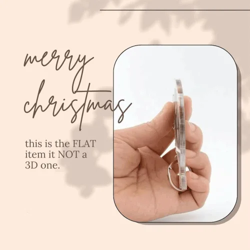 Miniatura 3 de Nazenti Adorno de Navidad personalizado de reno de Alaskan Malamute – Adorno de perro personalizado para amantes de las mascotas, acrílico plano