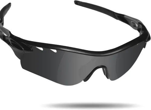 Miniatura 2 de Fiskr Lentes de repuesto para gafas de sol Oakley Radarlock Path ventiladas para OO9181 lentes de Repacement de esquí paquete de 4 pares