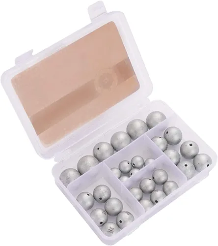 Miniatura 10 de Fregaderos de pesca sin plomo y pesos recubiertos de huevos, plomos de cañón, varios tamaños, 0.35 oz-7.05 oz en bolsa y pesos de pesca, plomos