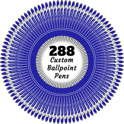 Miniatura 82 de 12 bolígrafos personalizados a granel, bolígrafos personalizados con grabado personalizado con nombre o texto, regalo ideal de aniversario
