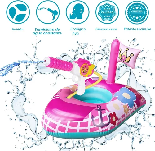 Miniatura 2 de Flotadores inflables de piscina para niños y niñas, juguetes de piscina para niños pequeños de 3 a 8 años, flotadores para piscina, flotadores