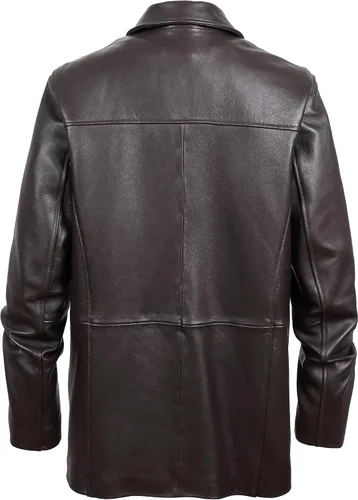 Miniatura 2 de REED EST. 1950 - Chaqueta de piel de cordero auténtica con cuatro botones