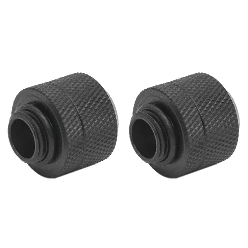 Miniatura 10 de dracaena.io Paquete de 2 roscas G1/4" a 12mm de diámetro exterior, Accesorio de Compresión para Tubería Rígida con diseño de cuerpo alto