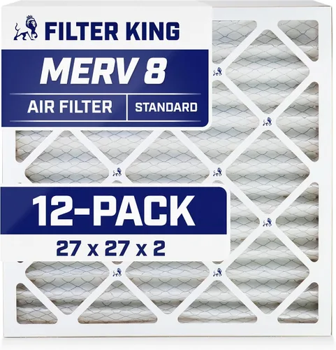 Miniatura 110 de Filter King Filtro de aire de 5.88 x 12.13 x 1 (MERV 8) (paquete de 12) filtros de horno de CA para control de polvo y alergias, fabricados en EE.