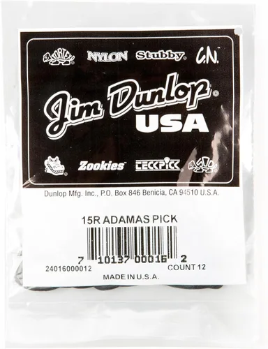 Miniatura 4 de JIM DUNLOP Púas de guitarra Adamas, paquete de 12 (15R)
