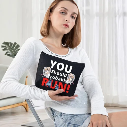 Miniatura 3 de BWWKTOP Bolsa de maquillaje cosmética para fanáticos de la película de terror, regalos inspirados en la danza de la horda que probablemente deberías