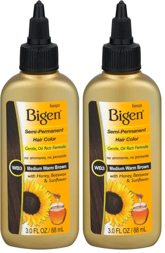 Miniatura 9 de Bigen Color de cabello semipermanente #A4 Amber, 3 onzas