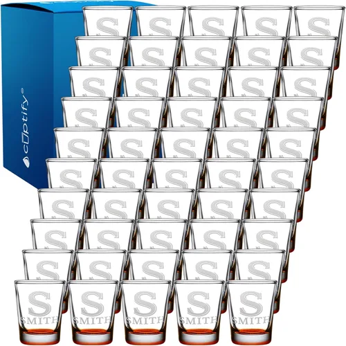Miniatura 16 de Juego de 2 vasos de chupito personalizados para hombre, fondo azul, 2 onzas, grabados, regalo personalizado para cumpleaños, bodas, día del padre